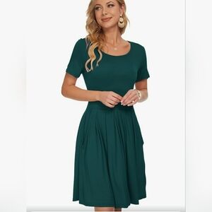 Auselily dress, size XL, color: dark teal
